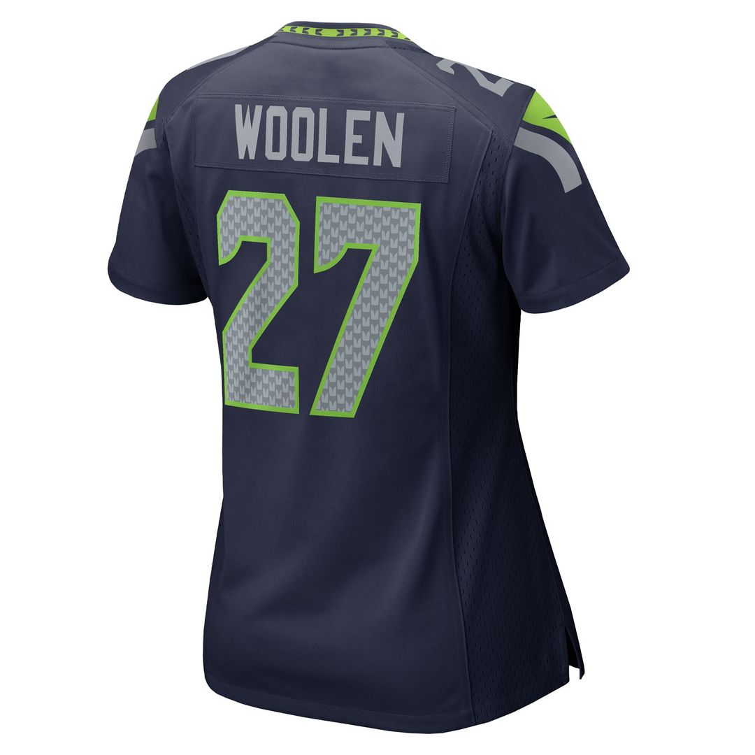Riq Woolen Seattle Seahawks Women's Team Game Jersey - College Navy