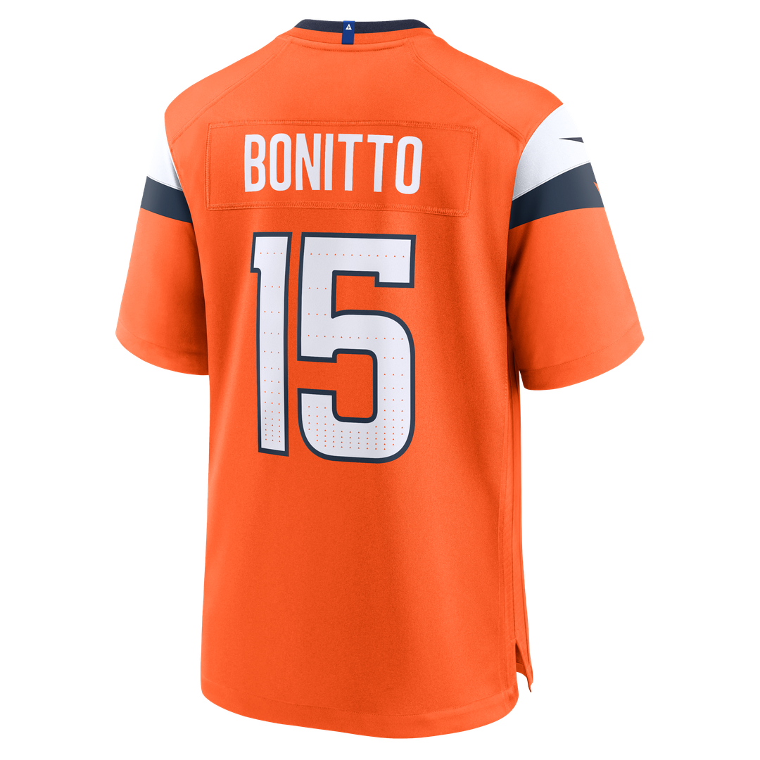 Nik Bonitto Denver Broncos Team Game Jersey - Orange