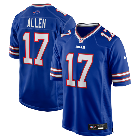 Josh Allen Buffalo Bills Team Game Player Jersey - Royal