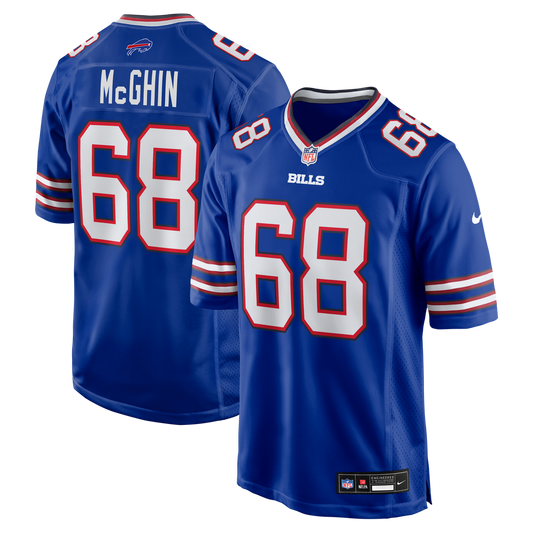 Garrett McGhin Buffalo Bills Team Game Jersey - Royal