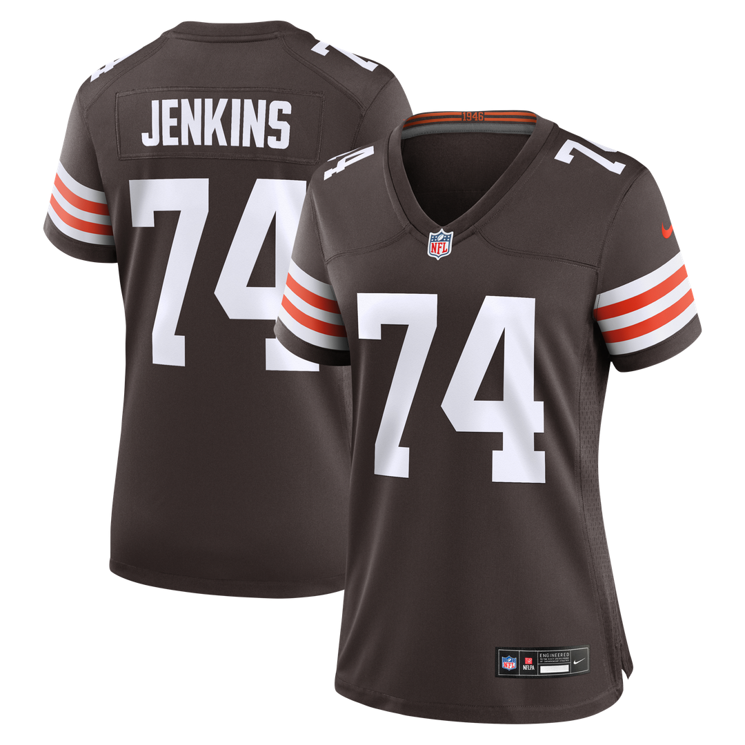 Elgton Jenkins Cleveland Browns Women's Team Game Jersey - Brown