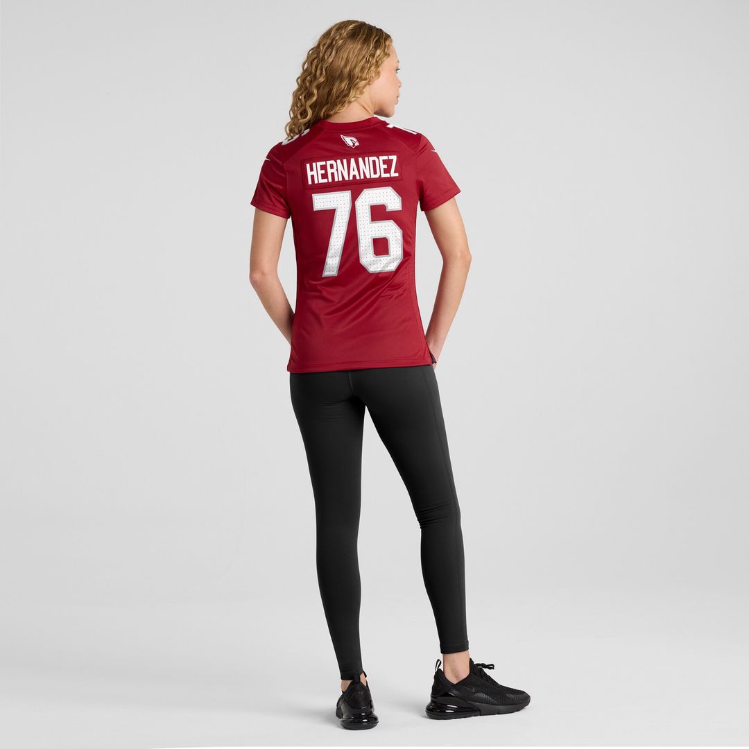Will Hernandez Arizona Cardinals Women's Game Jersey - Cardinal