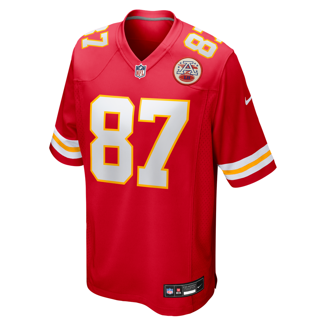 Travis Kelce Kansas City Chiefs Game Jersey - Red