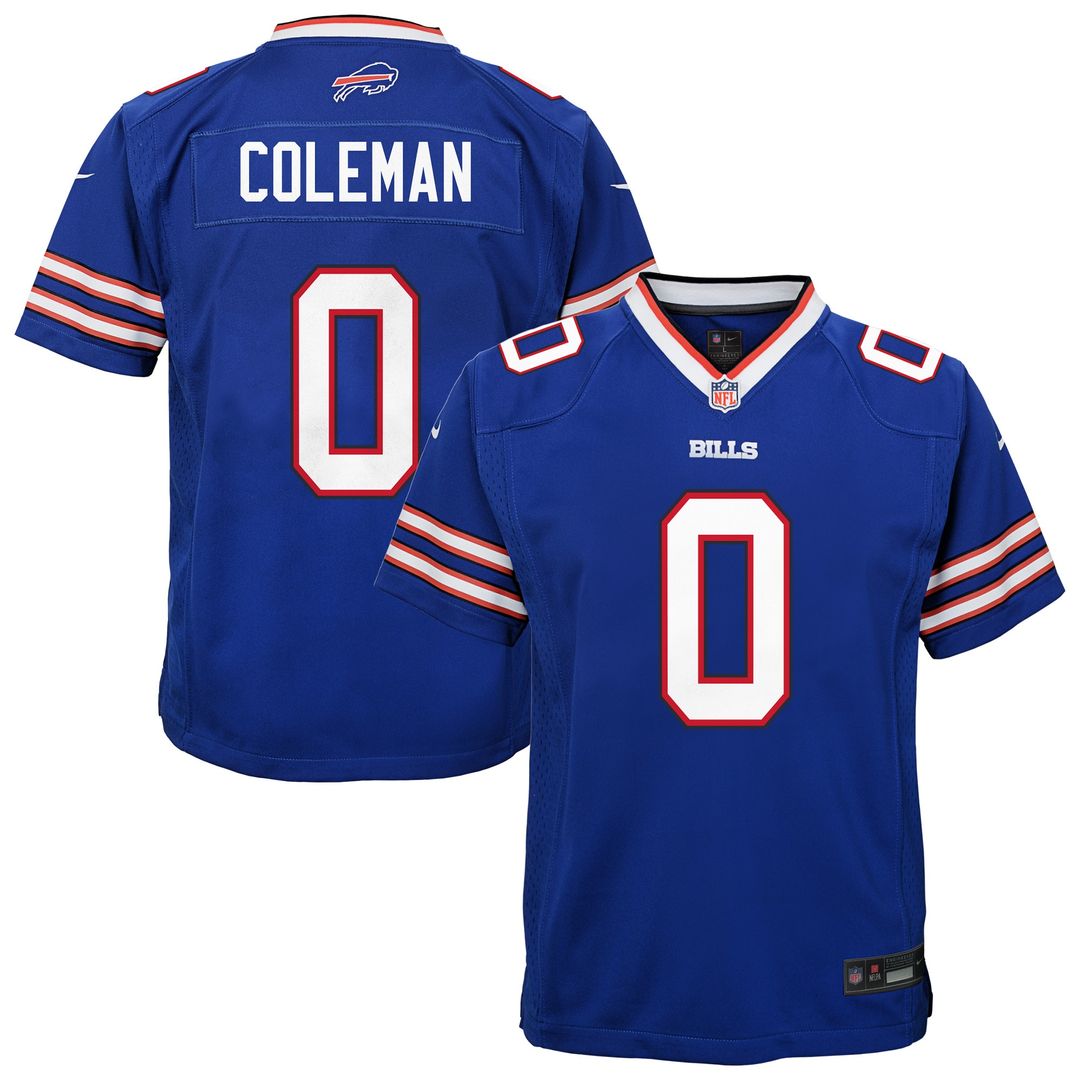 Keon Coleman Buffalo Bills Youth Team Game Jersey - Royal