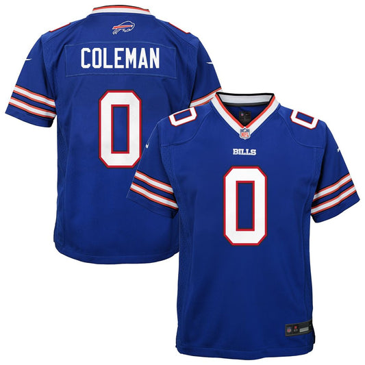 Keon Coleman Buffalo Bills Youth Team Game Jersey - Royal