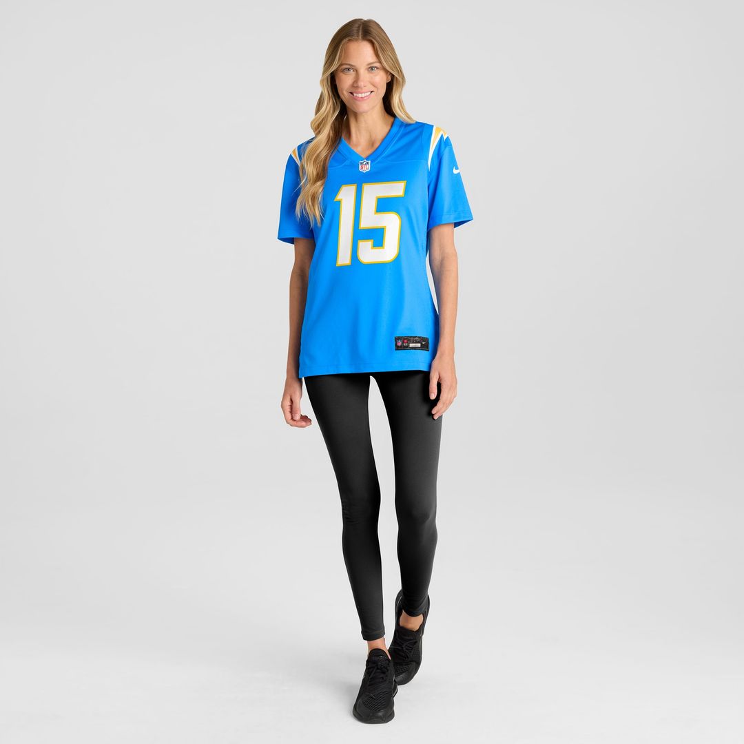 Ladd McConkey Los Angeles Chargers Women's Alternate Super Chargers Game Jersey - Navy