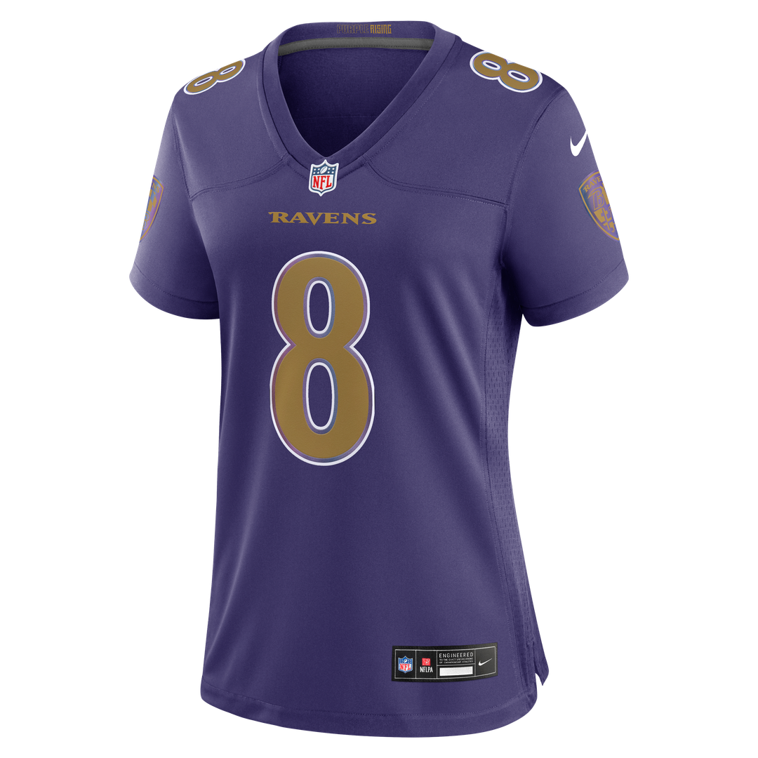 Lamar Jackson Baltimore Ravens Women's Alternate Game Jersey - Black