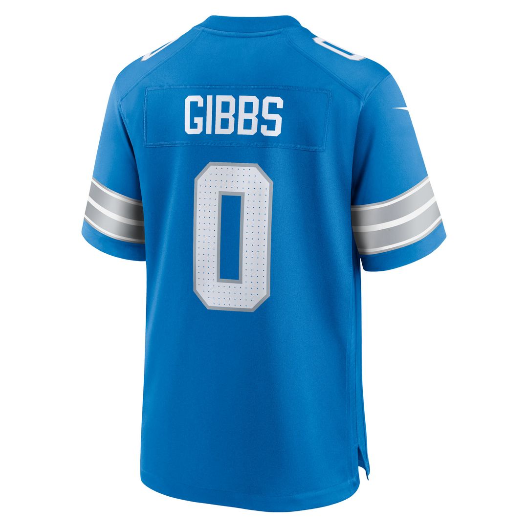 Jahmyr Gibbs Detroit Lions 2nd Alternate Game Player Jersey - Black