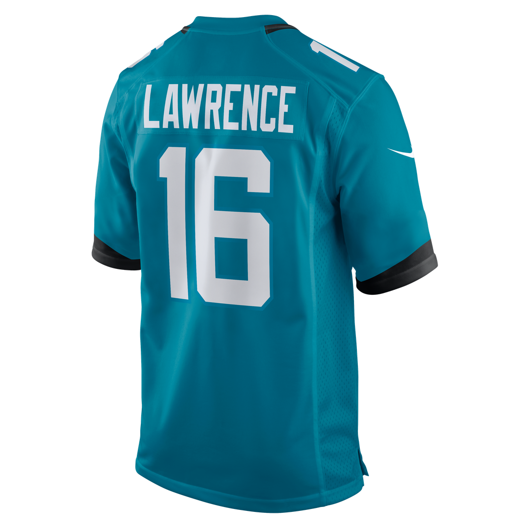 Trevor Lawrence Jacksonville Jaguars Home Game Jersey - Teal