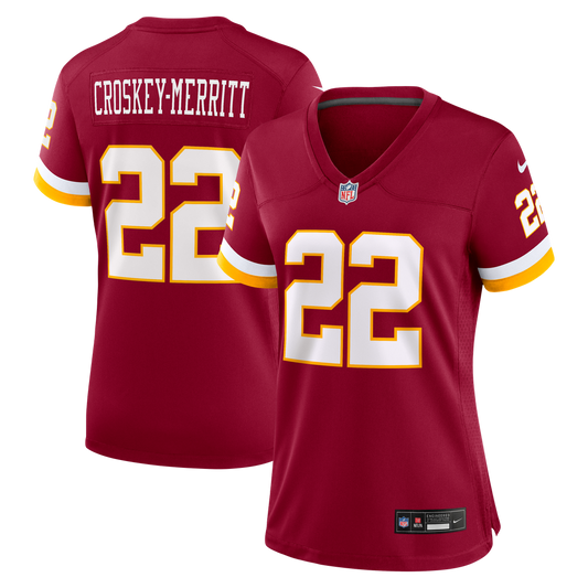 Jacory Croskey-Merritt Washington Commanders Women's Game Jersey - Burgundy