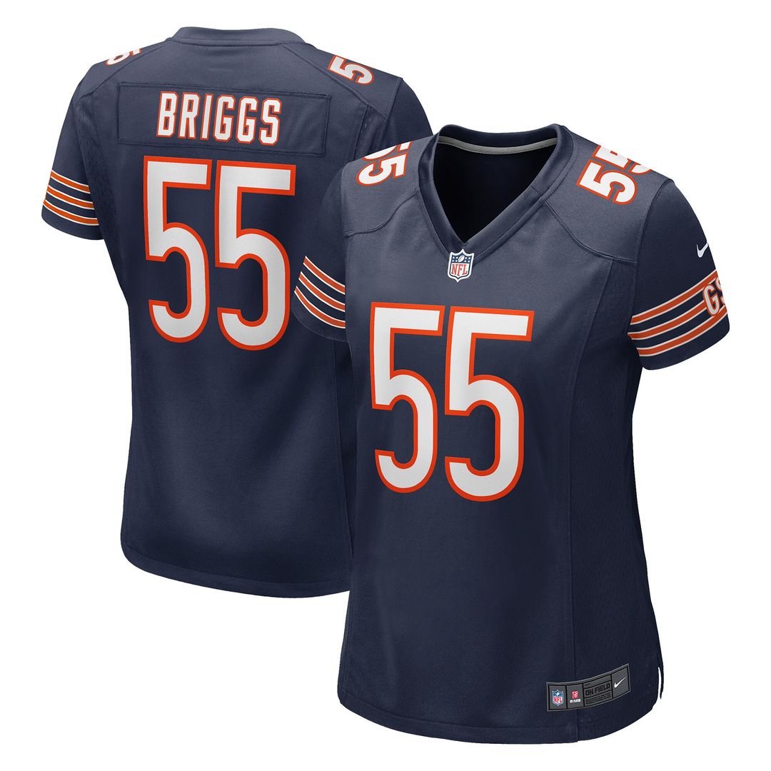 Lance Briggs Chicago Bears Women's Game Retired Player Jersey - Navy