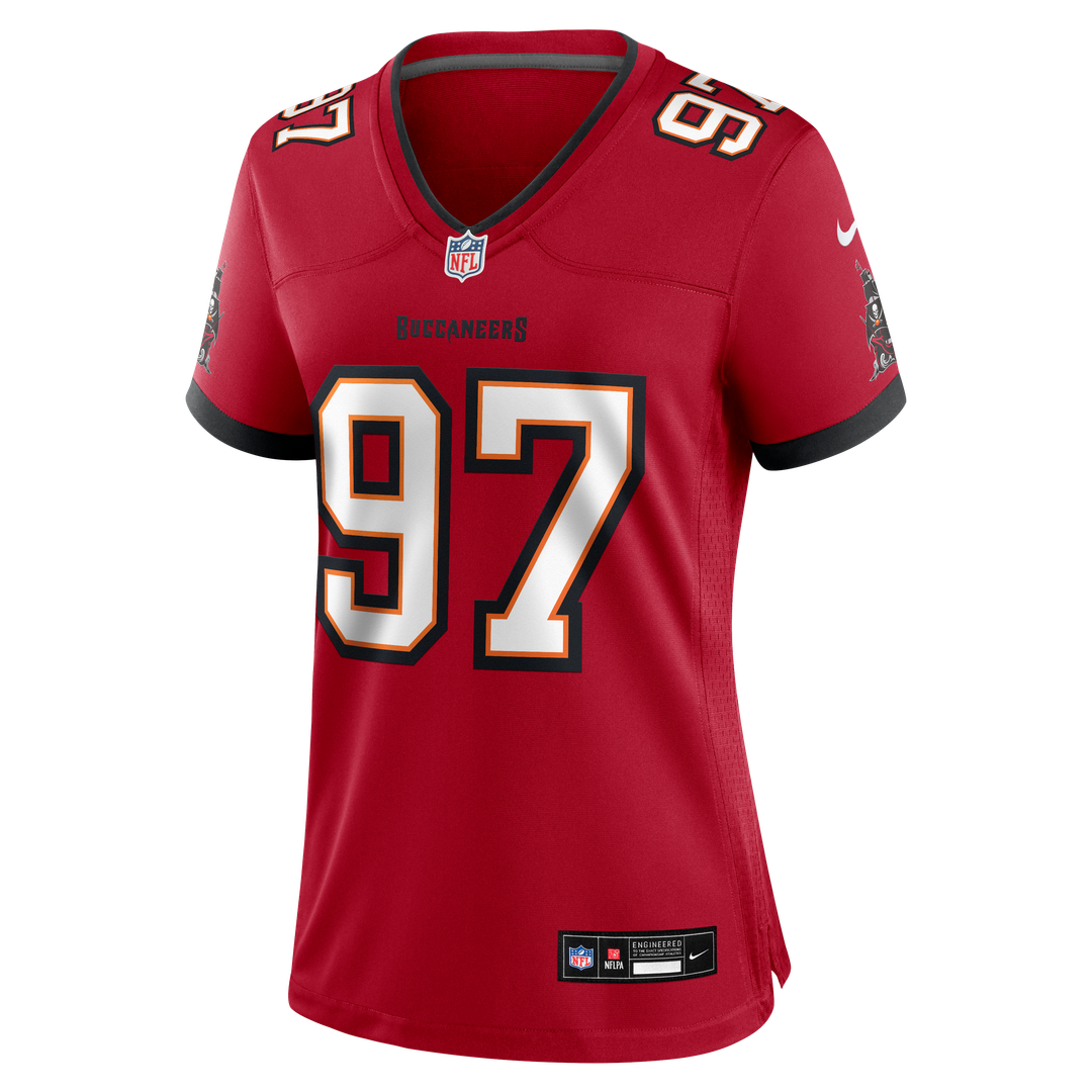 Al-Quadin Muhammad Tampa Bay Buccaneers Women's Team Game Jersey - Red