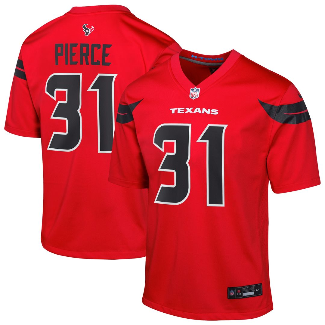 Dameon Pierce Houston Texans Youth Game Jersey - Red
