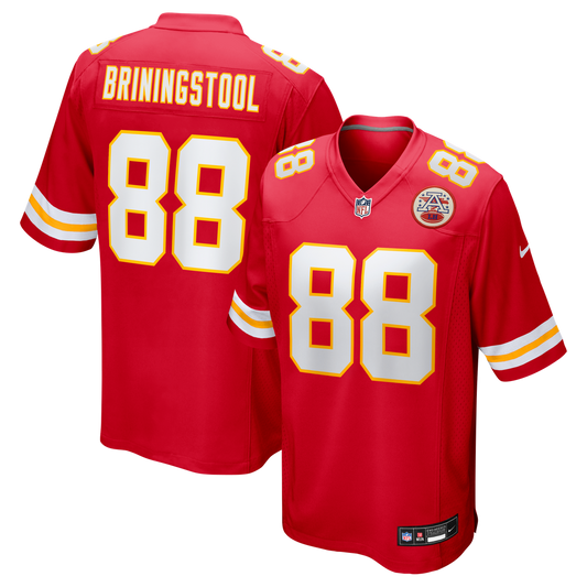 Jake Briningstool Kansas City Chiefs Team Game Jersey - Red