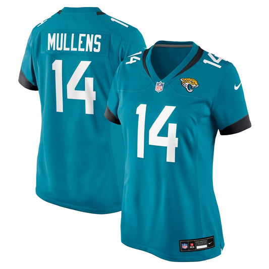 Nick Mullens Jacksonville Jaguars Women's Team Game Jersey - Teal