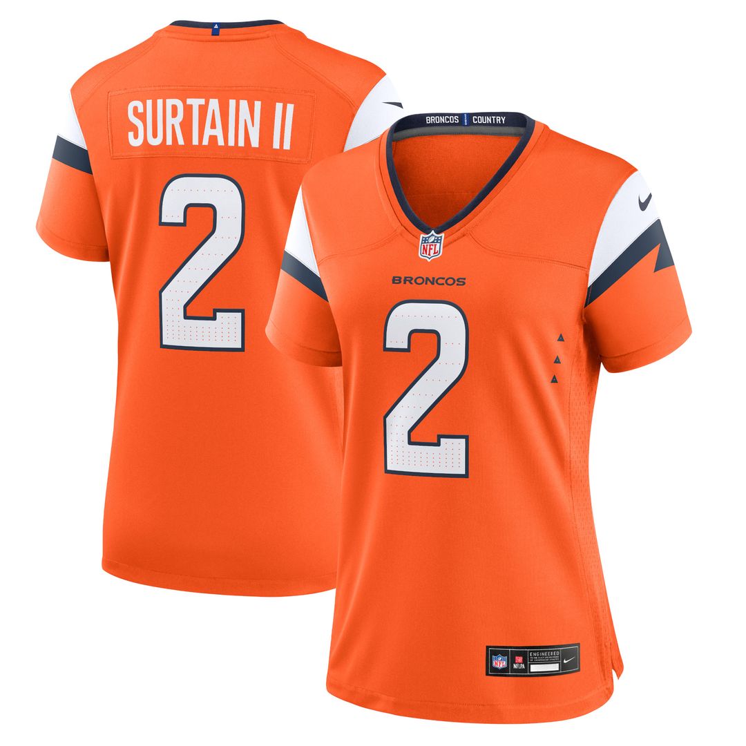 Patrick Surtain II Denver Broncos Women's Game Jersey - White