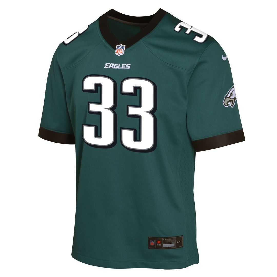 Cooper DeJean Philadelphia Eagles Youth Game Player Jersey - Midnight Green