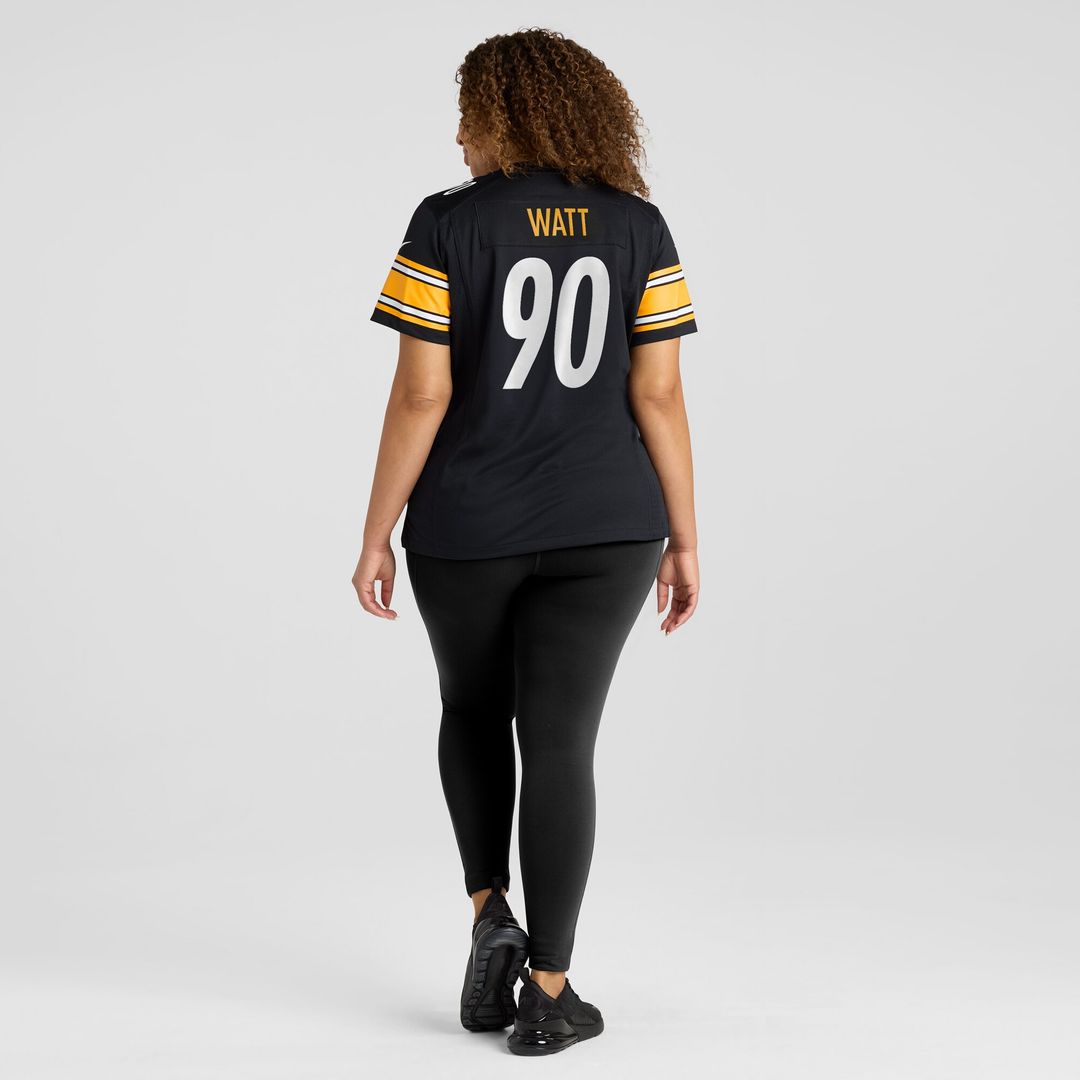 T.J. Watt Pittsburgh Steelers Women's Game Jersey - Black