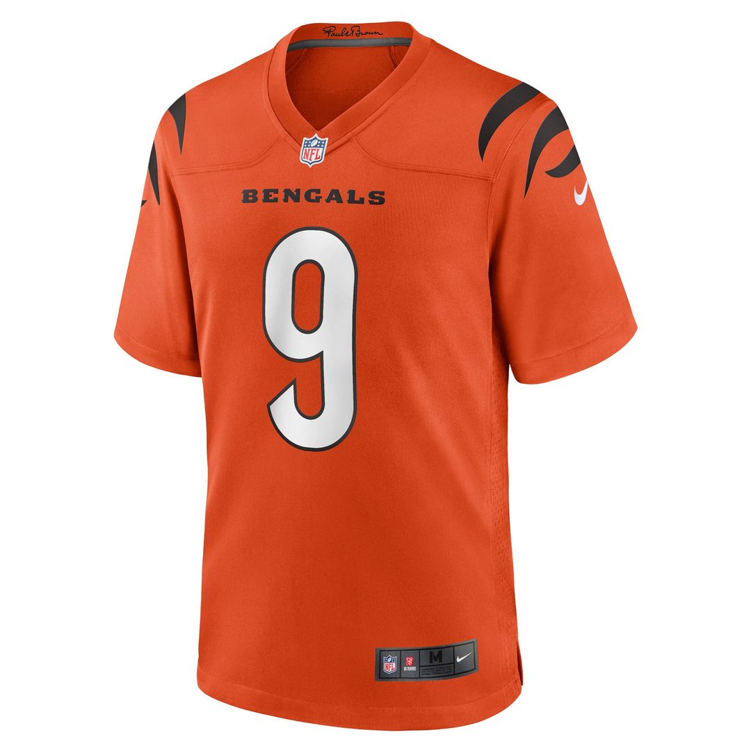 Joe Burrow Cincinnati Bengals Player Game Jersey - Black