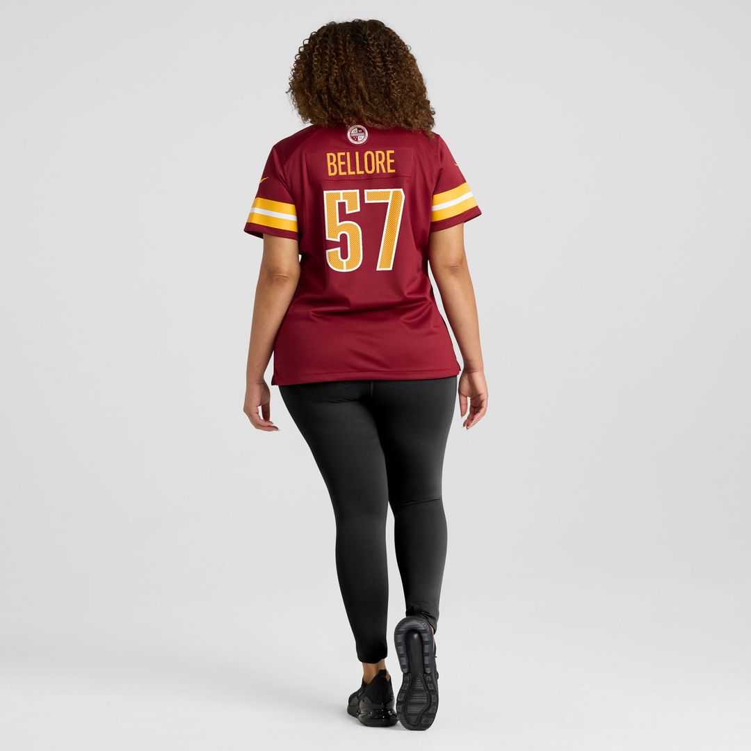 Nick Bellore Washington Commanders Women's Team Game Jersey - Burgundy