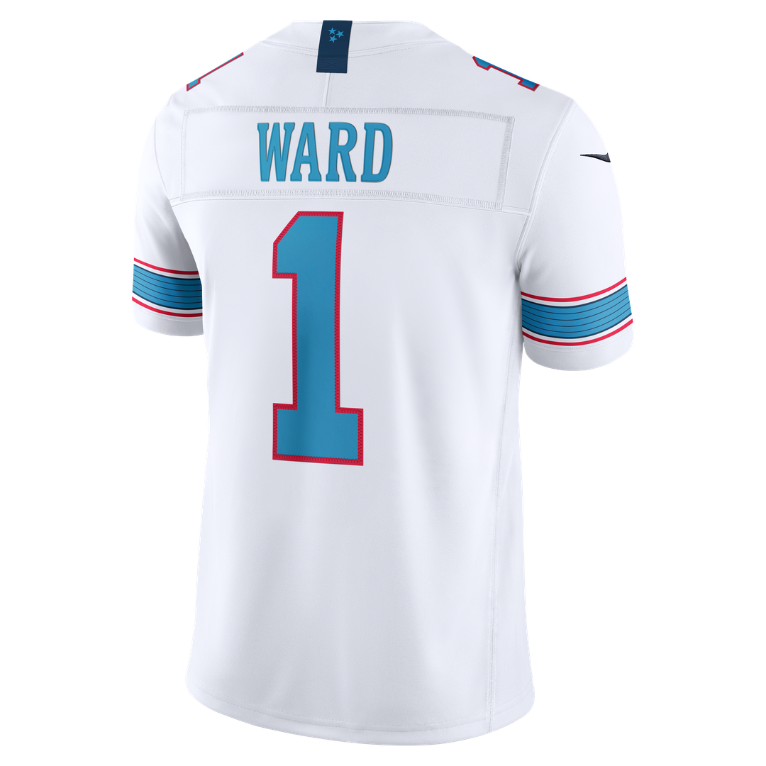 Cameron Ward Tennessee Titans Vapor F.U.S.E. Stitched Limited Jersey - Light Blue