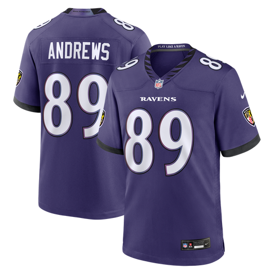Mark Andrews Baltimore Ravens Team Game Jersey - Purple