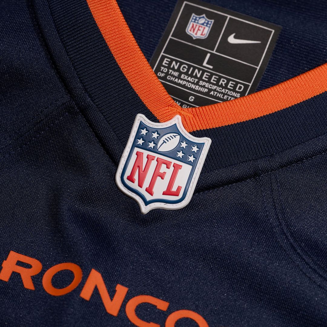Nik Bonitto Denver Broncos Team Game Jersey - Orange