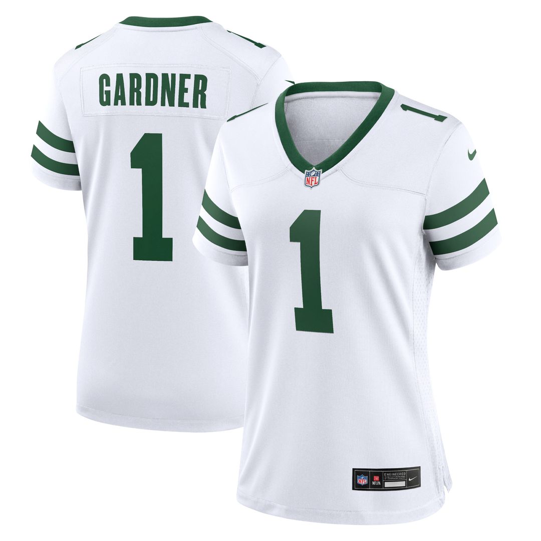 Ahmad Sauce Gardner New York Jets Women's Game Jersey - Legacy Green