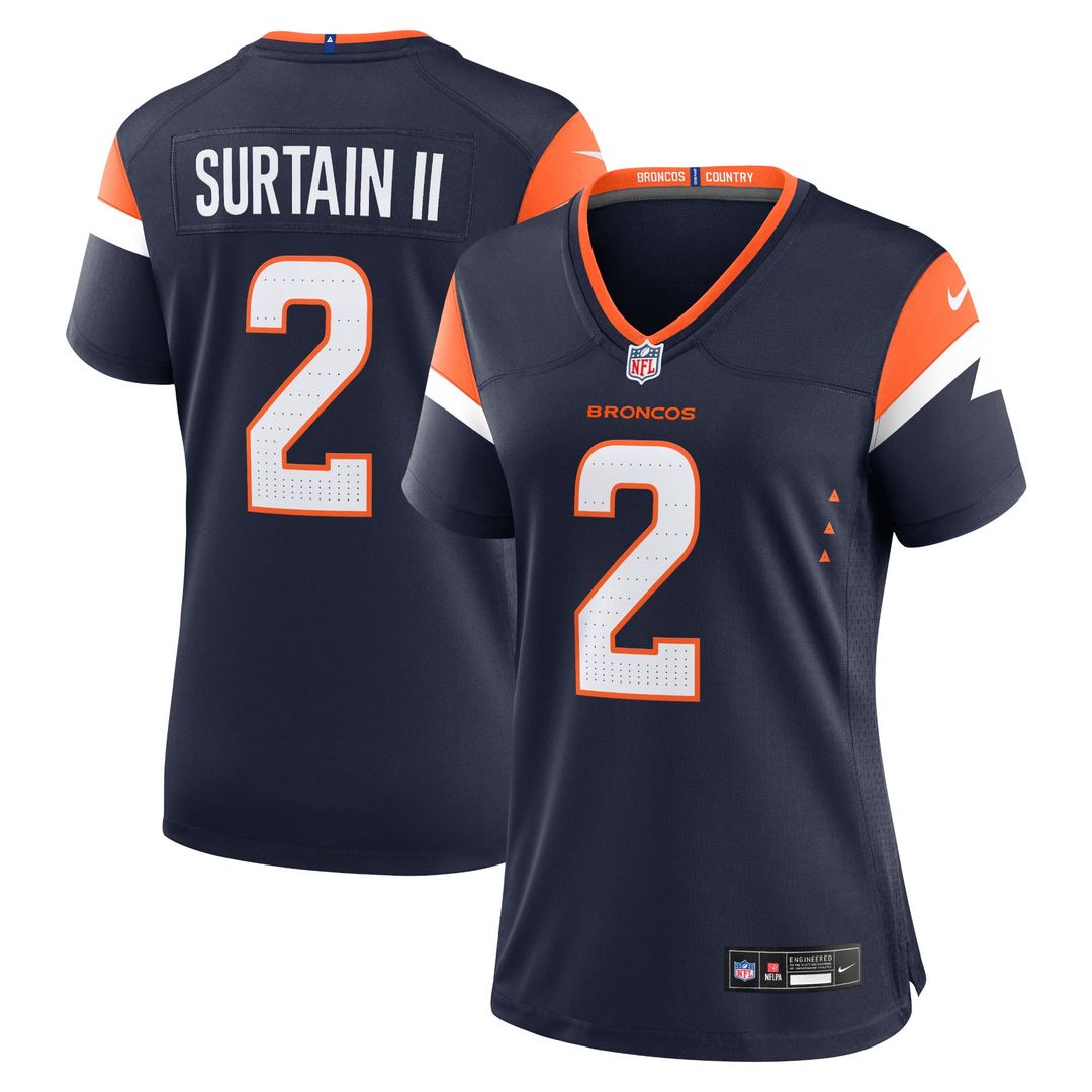 Patrick Surtain II Denver Broncos Women's Game Jersey - White