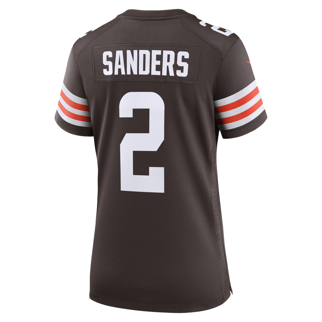 Shedeur Sanders Cleveland Browns Women's Team Game Jersey - Brown