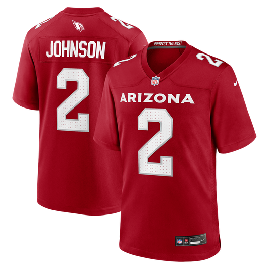 Will Johnson Arizona Cardinals Team Game Jersey - Cardinal