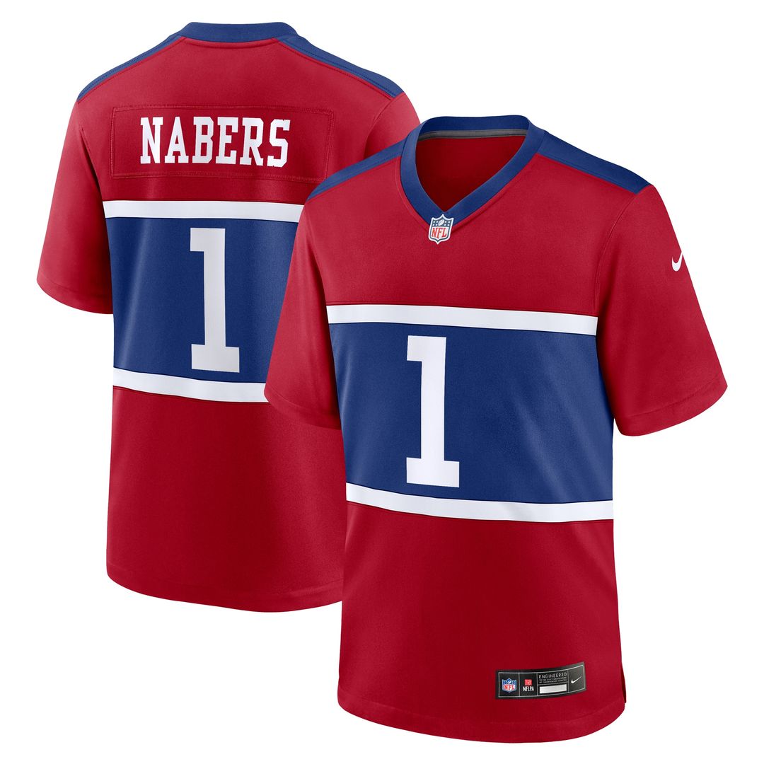 Malik Nabers New York Giants Youth Game Jersey - Royal