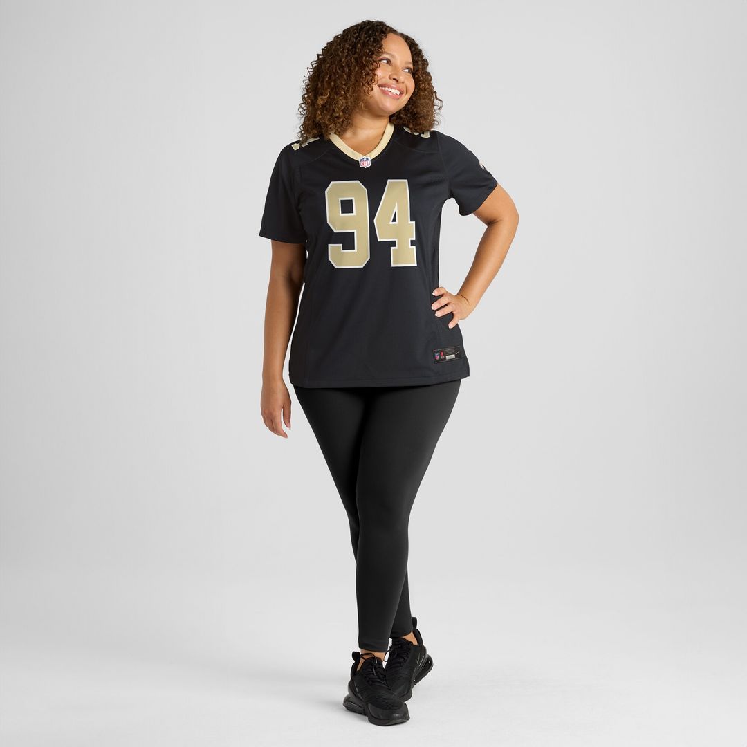 Cameron New Orleans Saints Women's Game Jersey - Black
