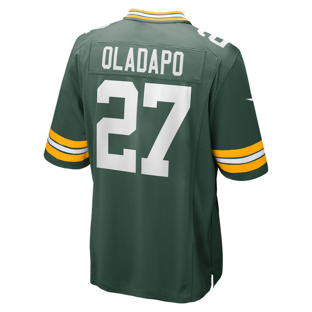 Kitan Oladapo Green Bay Packers Game Jersey - Green