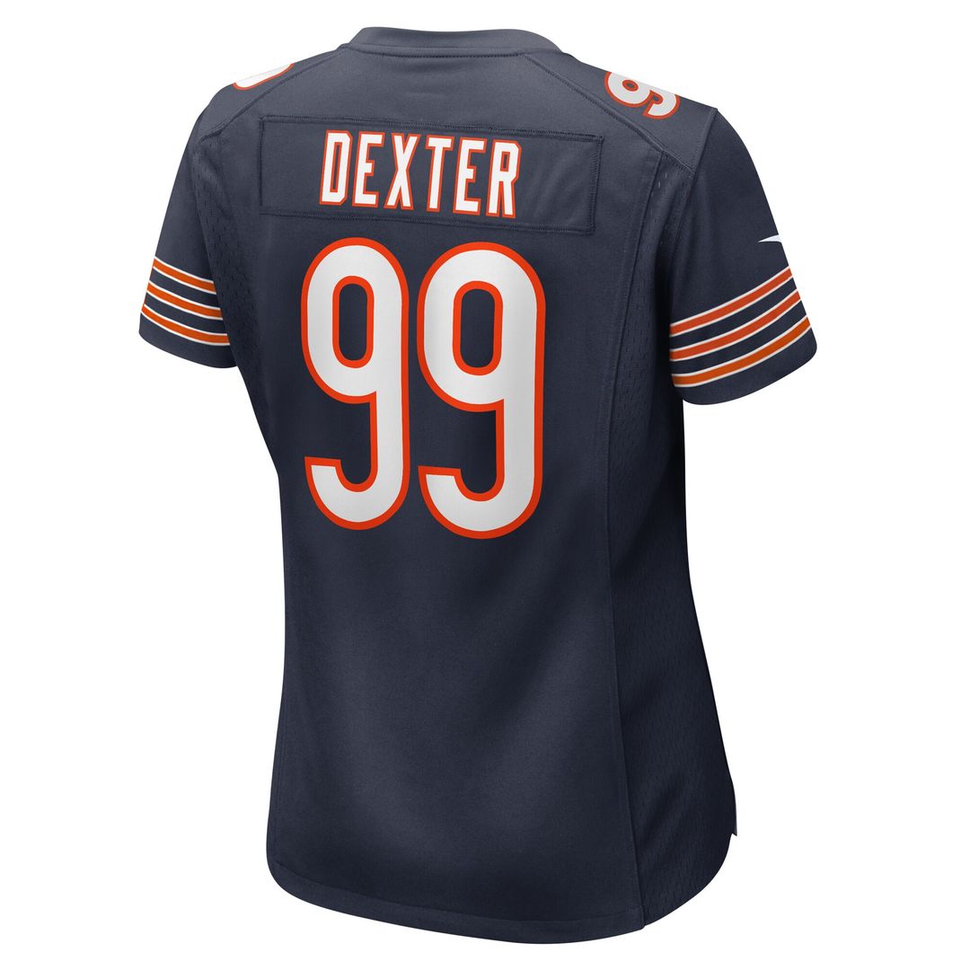Gervon Dexter Sr Chicago Bears Women's Team Game Jersey - Navy