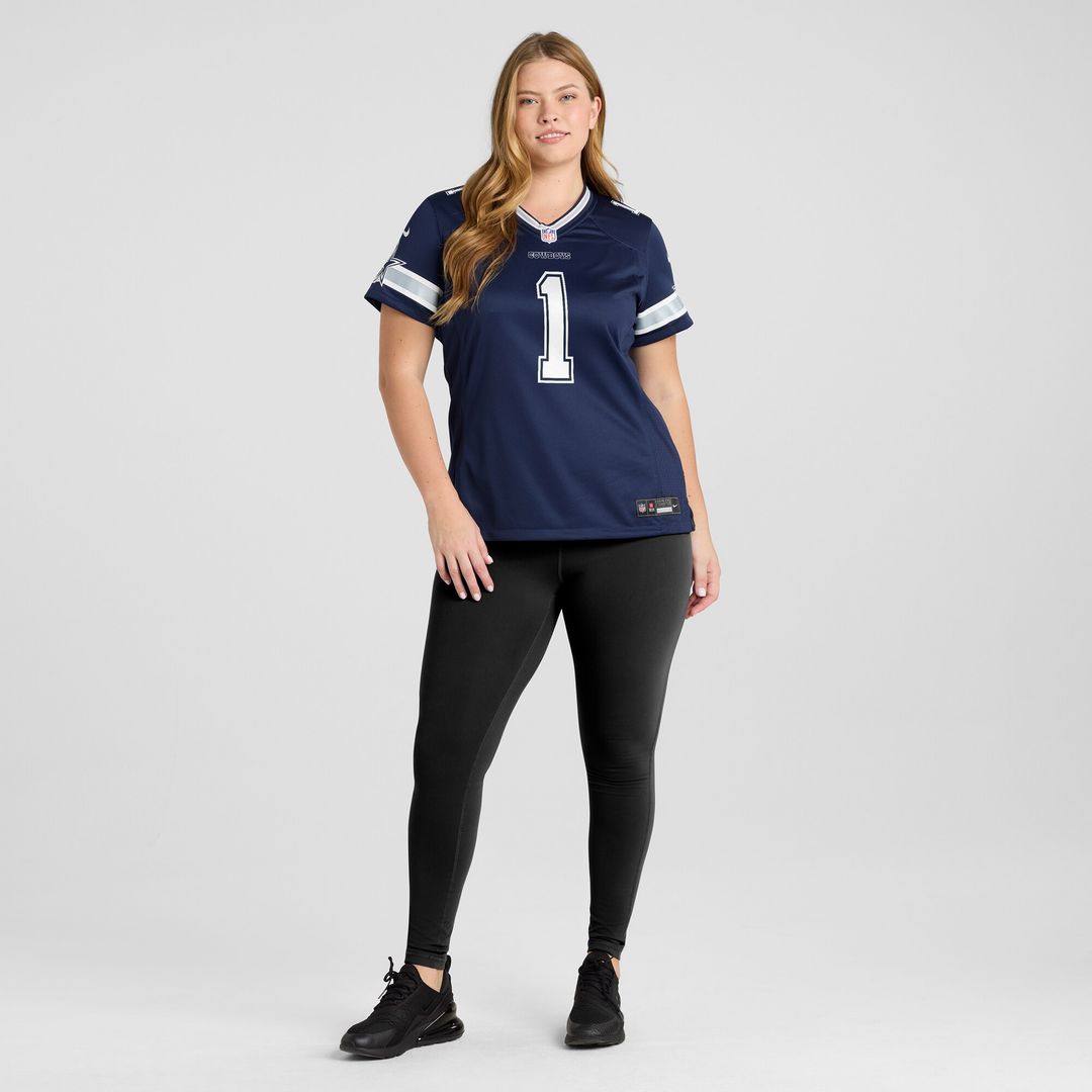 Number 1 Mom Dallas Cowboys Women's Game Jersey - Navy