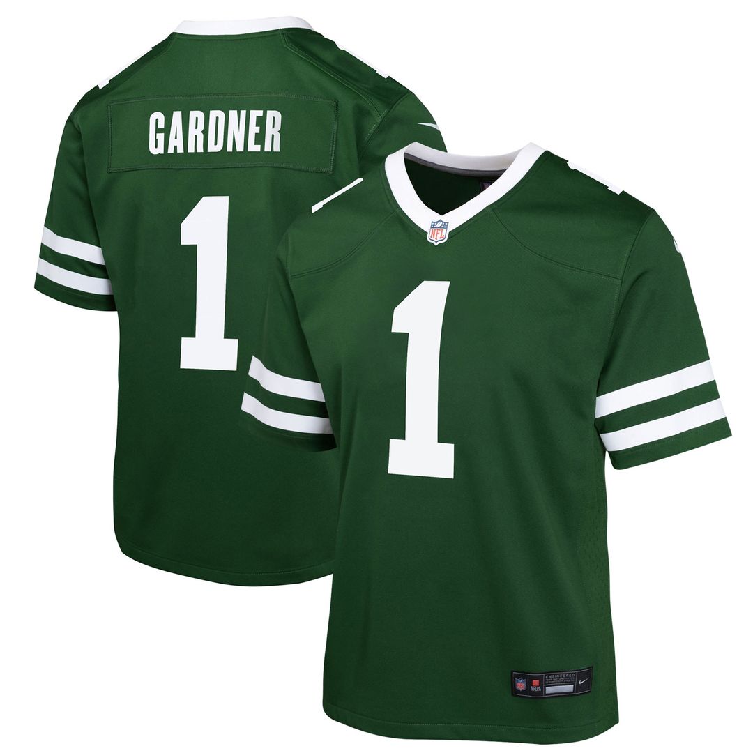 Ahmad Sauce Gardner New York Jets Youth Game Jersey - Black