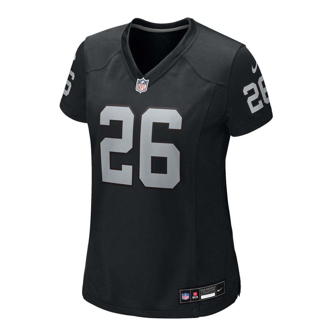Darien Porter Las Vegas Raiders Women's Team Game Jersey - Black