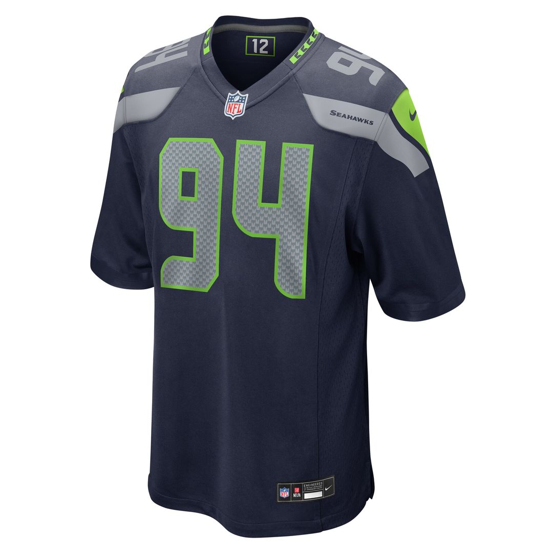 Mike Morris Seattle Seahawks Game Jersey - College Navy