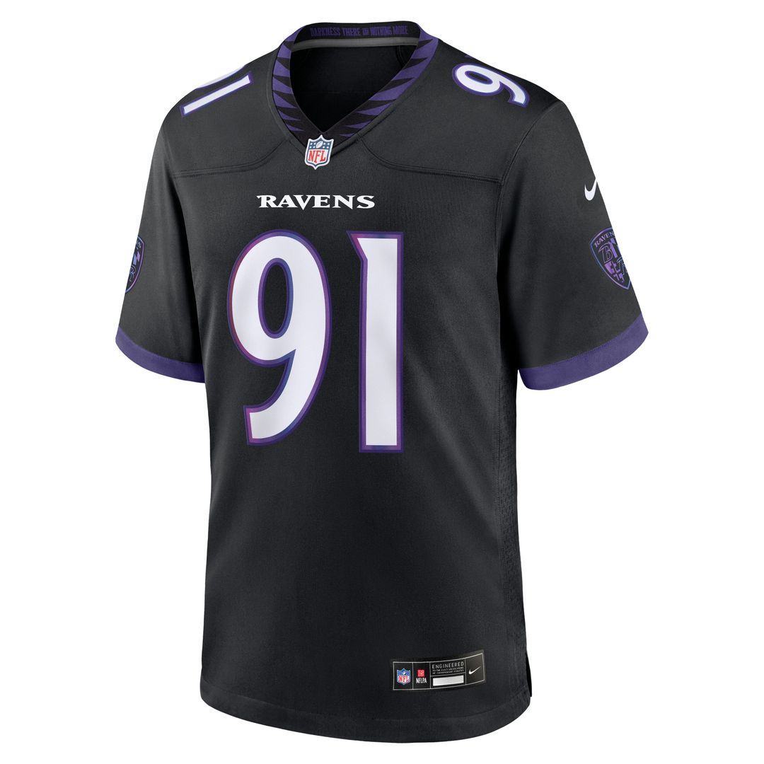 Trey Hendrickson Baltimore Ravens Team Game Jersey - Purple