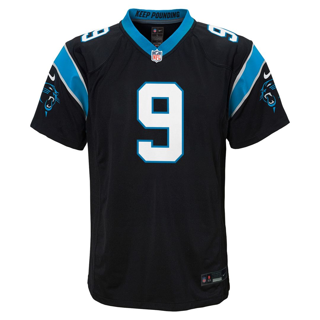 Bryce Young Carolina Panthers Youth Game Jersey - Black