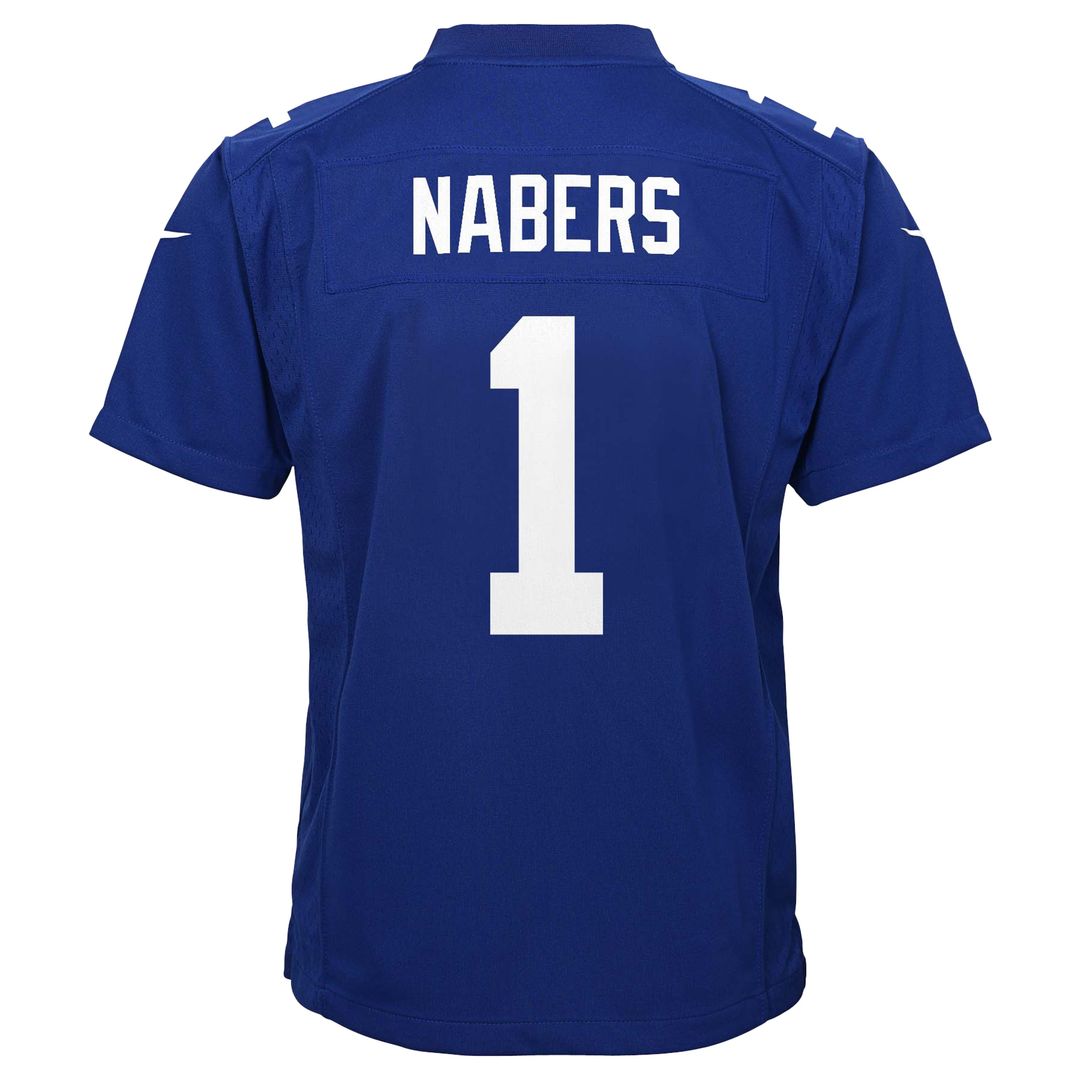 Malik Nabers New York Giants Youth Game Jersey - Red