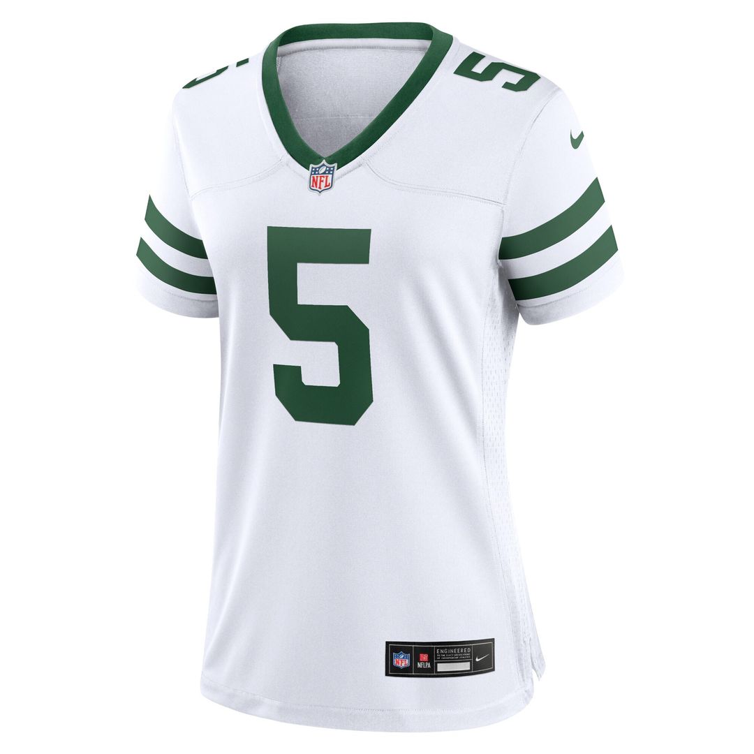 Garrett Wilson New York Jets Women's Game Jersey - Legacy White