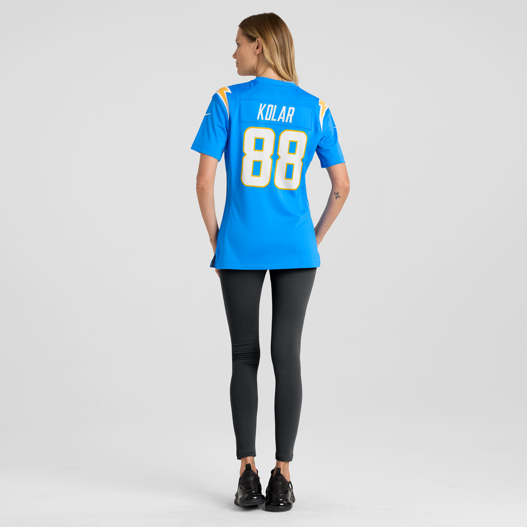 Charlie Kolar Los Angeles Chargers Women's Team Game Jersey - Powder Blue