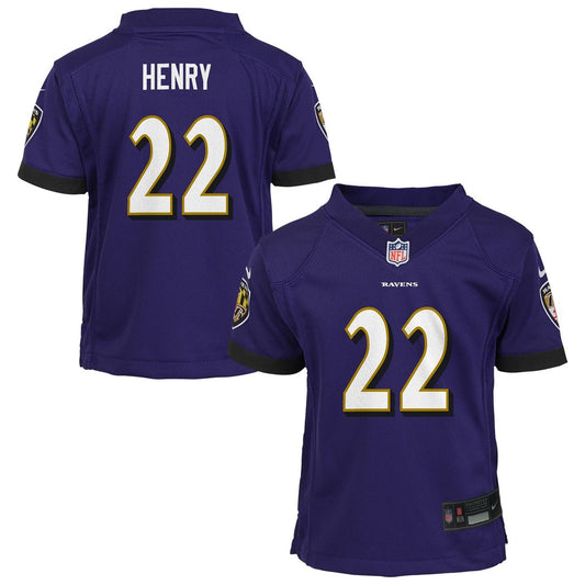 Derrick Henry Baltimore Ravens Infant Team Player Game Jersey - Purple