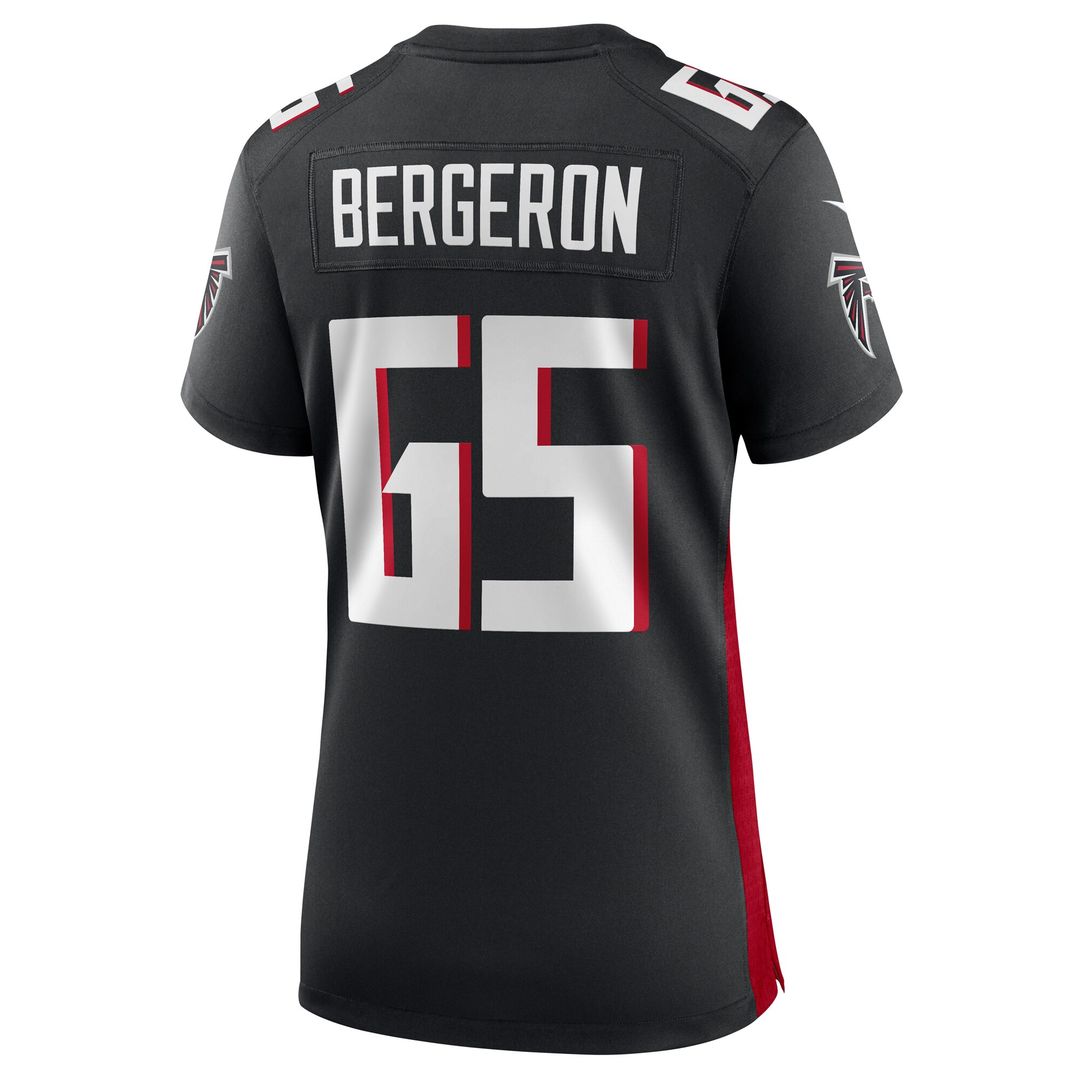 Matthew Bergeron Atlanta Falcons Women's Team Game Jersey - Black