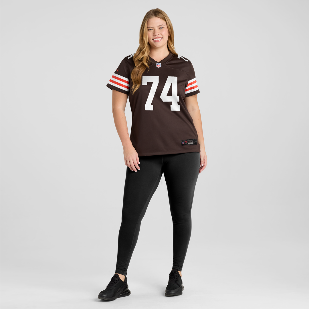 Elgton Jenkins Cleveland Browns Women's Team Game Jersey - Brown