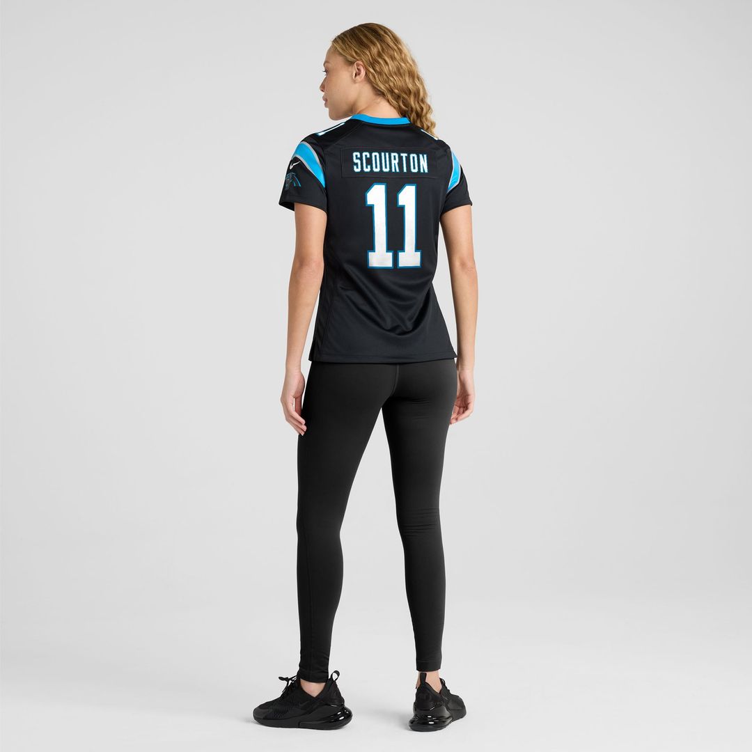 Nic Scourton Carolina Panthers Women's Team Game Jersey - Black