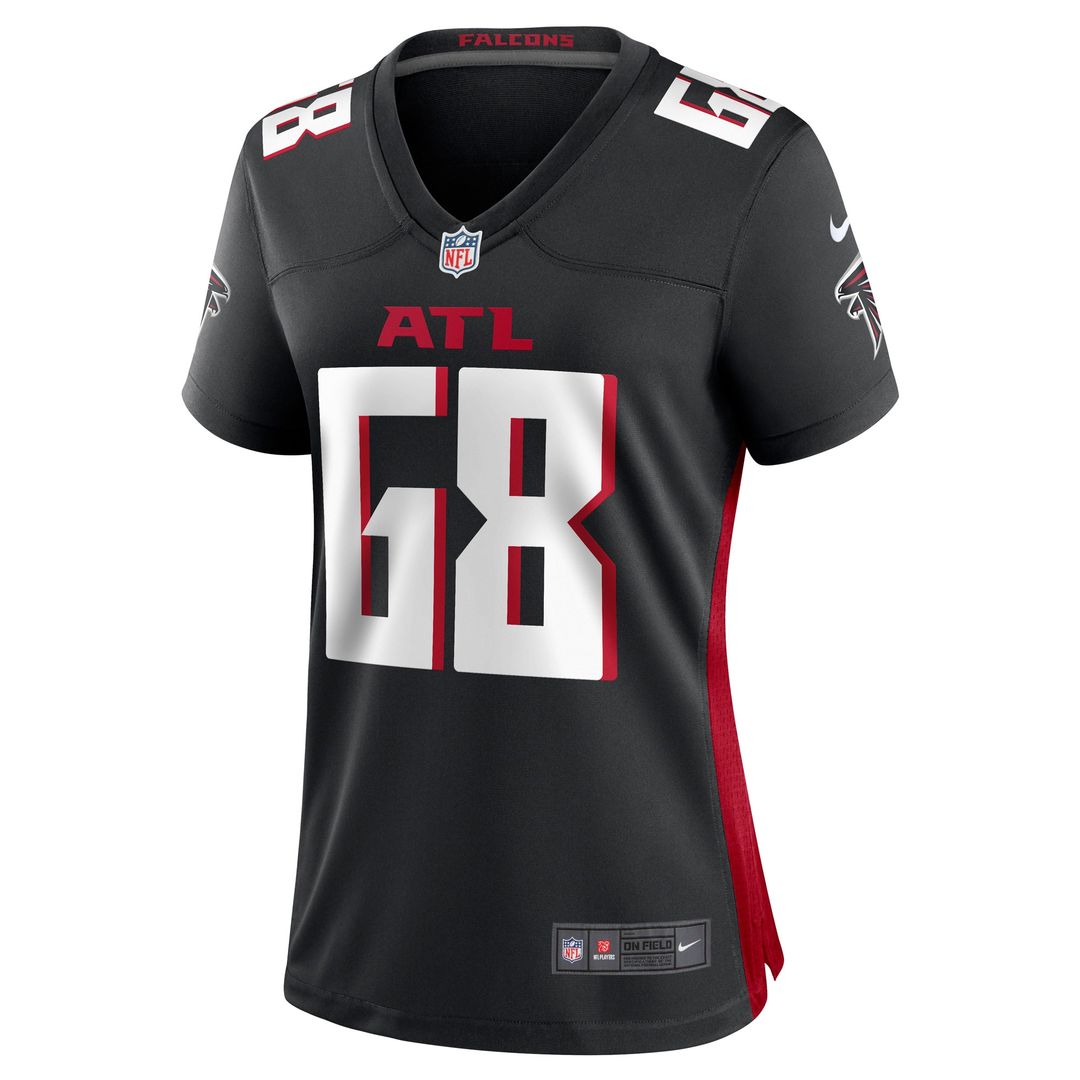 Josh Andrews Atlanta Falcons Women's Game Player Jersey - Black