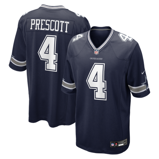 Dak Prescott Dallas Cowboys Game Team Jersey - Navy